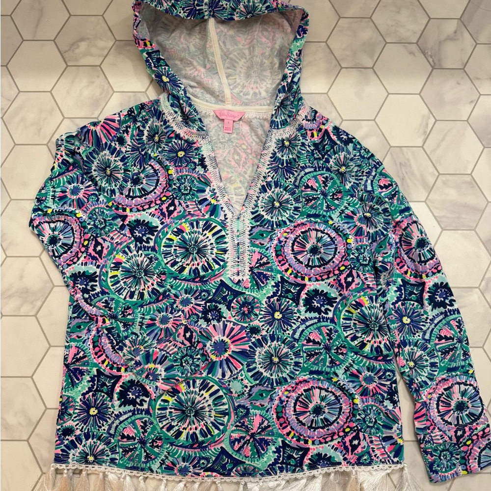 Lilly Pulitzer Tie-dye Patterned Top